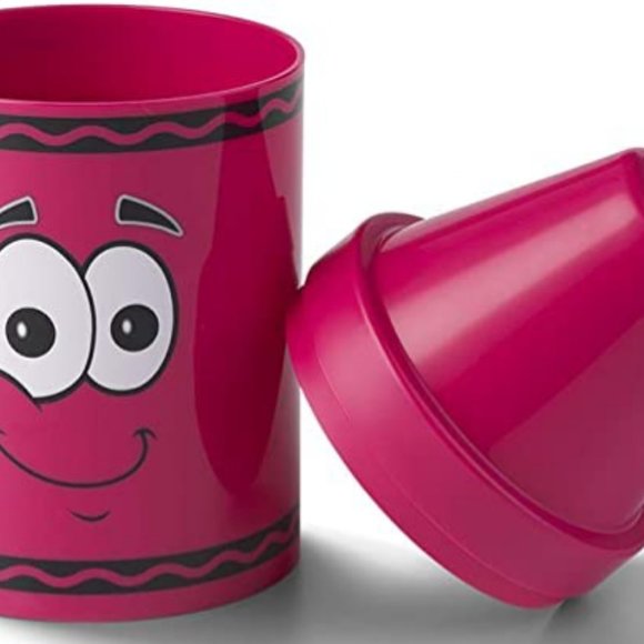 'CRAYOLA' CRAYON SHAPE STORAGE BINS & HANGING PEGS 12 PIECE SET - Picture 6 of 16